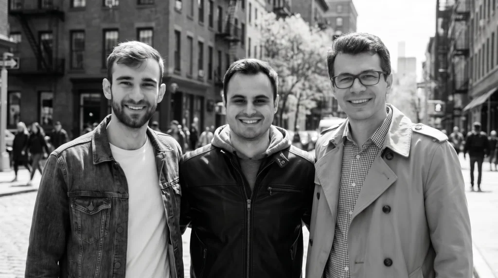 LPTRH co-founders, from left: Sasha Choumak, Alex Vinskiy and Olek Buzz